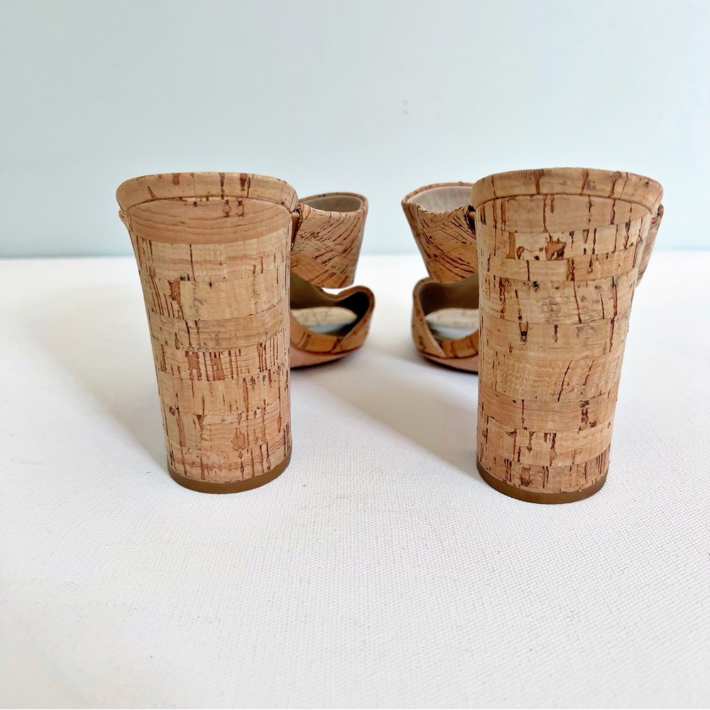 PAIGE Cork High Heel Mules - Picture 4 of 5